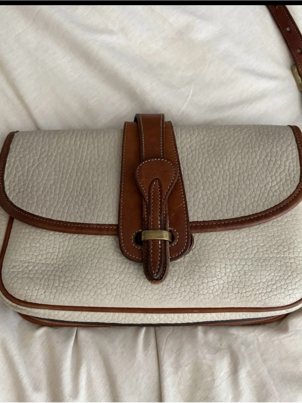 Dooney & Bourke All Weather Equestrian Shoulder Bag 80s